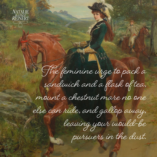 Feminine Urge Chestnut Mare Magnet