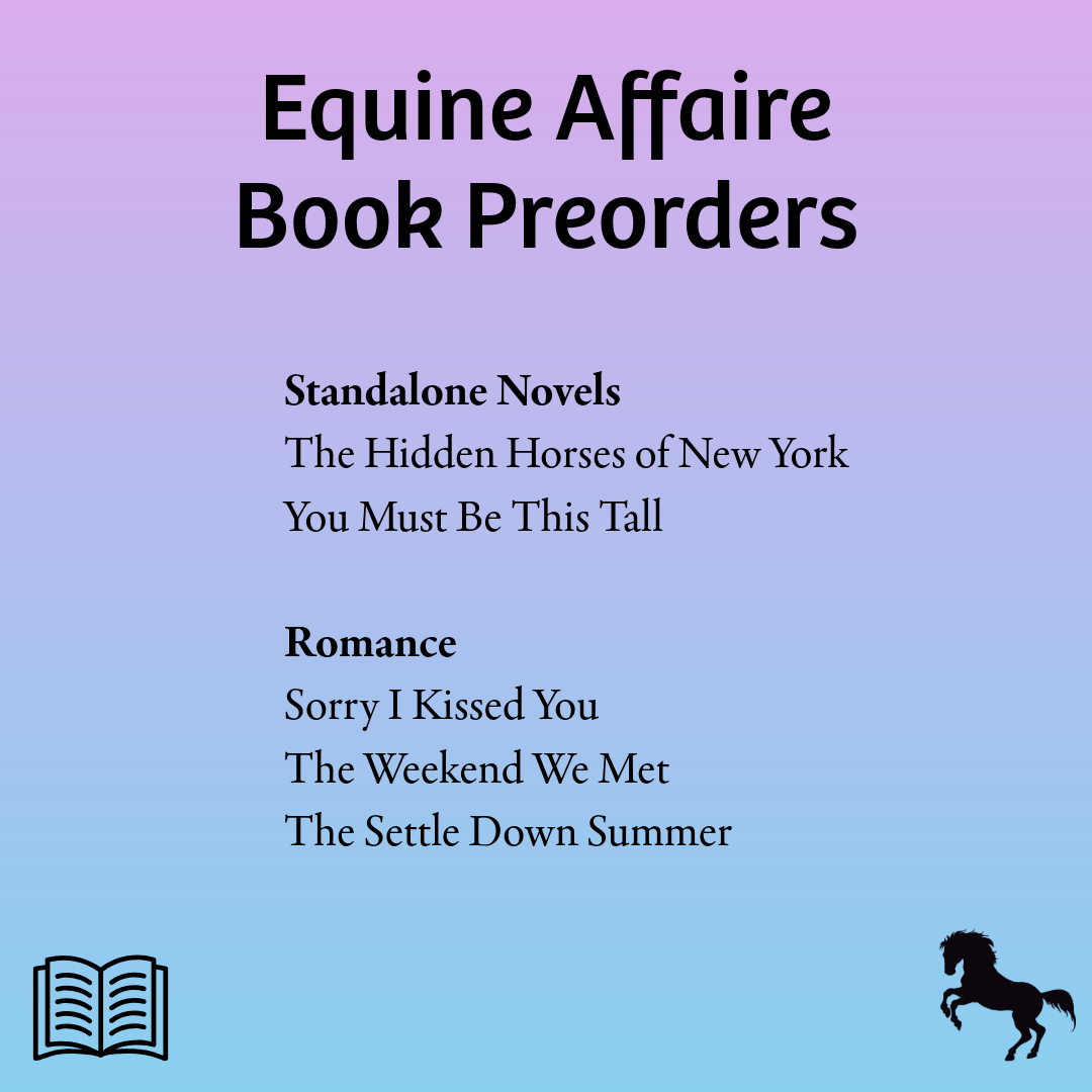 Equine Affaire Book Preorder - Paperbacks
